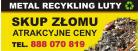 METAL RECYKLING LUTY Agnieszka Jenek logo