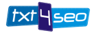 TXT4SEO - profesjonalny copywriting logo