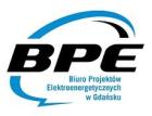 BPE Biuro Projektów Elektroenergetycznych w Gdańsku Łukasz Szokalski logo