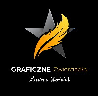 "GraficzneZwierciadło" MARLENA WOŹNIAK logo