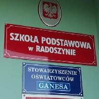 SZKOŁA PODSTAWOWA W RADOSZYNIE logo