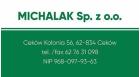 "MICHALAK" sp. z o.o.