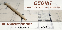 GEONIT USŁUGI GEODEZYJNE I KARTOGRAFICZNE MATEUSZ ZADROGA logo